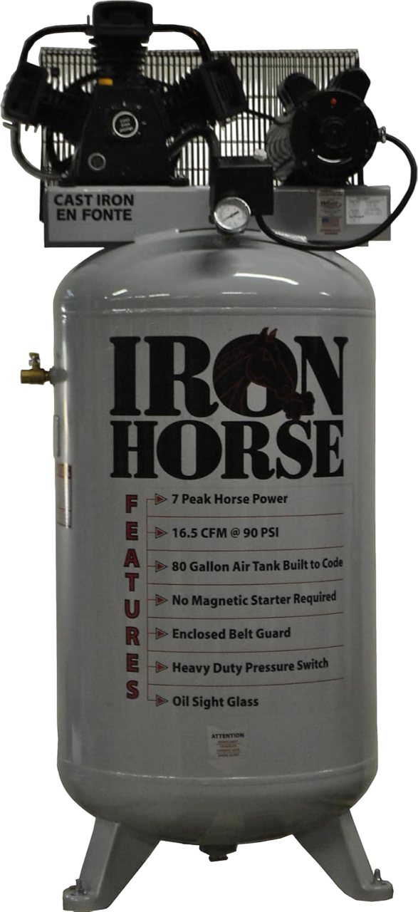 Iron Horse Ihd7180v1 Vert Air Compressor